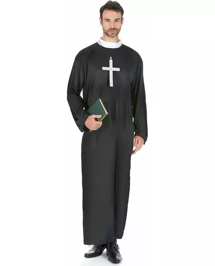 Déguisement prêtre homme, Taille: Small