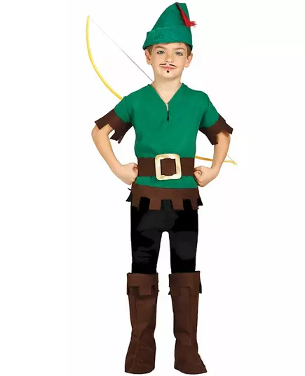 Woud jongen kostuum voor kinderen, Maat: 5–6 jaar (110–115 cm)