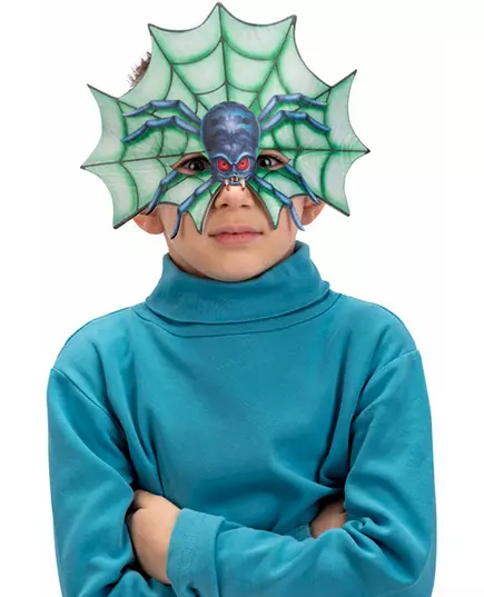 Demi masque araignée enfant