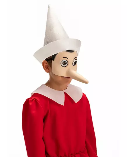 Demi masque latex Pinocchio™ adulte