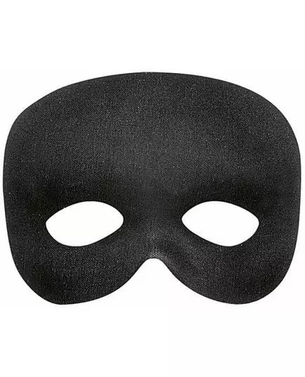 Halfmasker zwart voor volwassenen