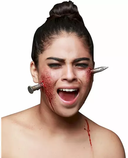 Fausse blessure clou géant adulte Halloween