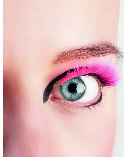 Faux cils courts roses adulte