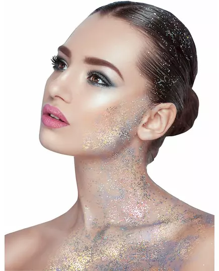 Gel met veelkleurige glitters