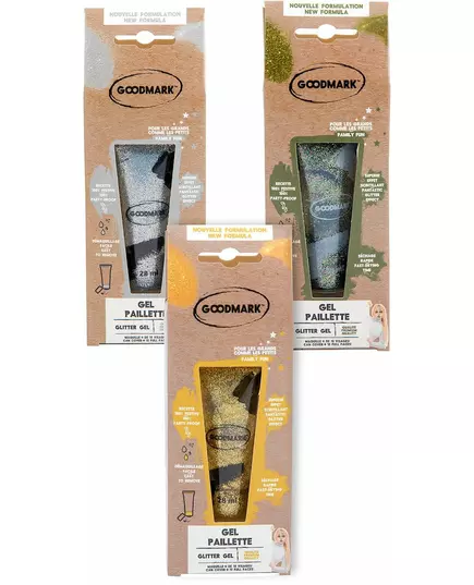 Gel pailleté 28 ml, Couleur: Doré