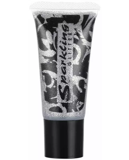 Zilveren glittergel