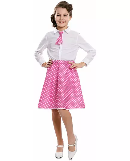Jupe avec cravate pin-up rose fille, Taille: 3–6 ans (92–121 cm)