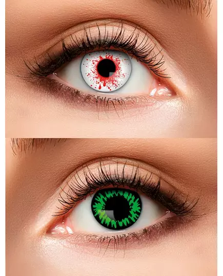 lentilles duo sang et vertes pour adultes