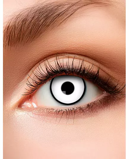 Witte en zwarte fantasy contactlenzen