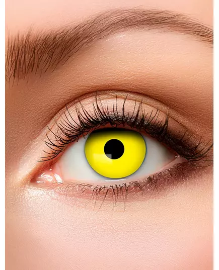 Gele oogcontactlenzen voor volwassenen