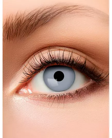 Lentilles fantaisie œil zombie gris adulte Halloween