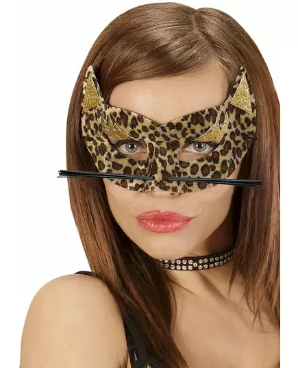 Masker met luipaard print voor vrouwen