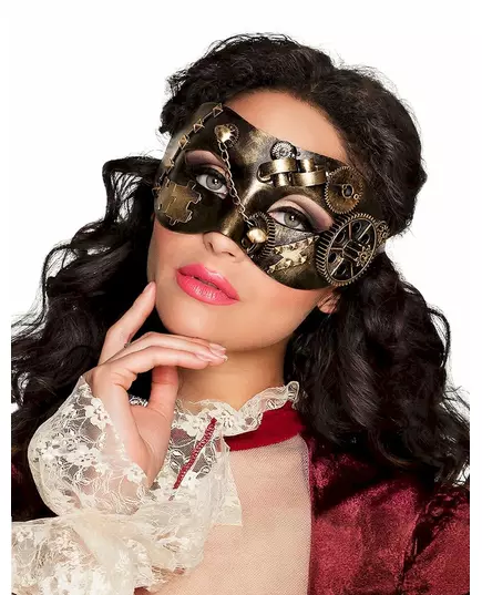 Loup steampunk rouages adulte