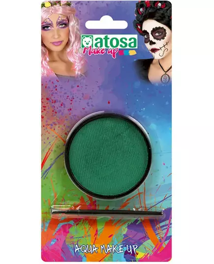 Maquillage à l'eau vert irisé pailleté 12 g