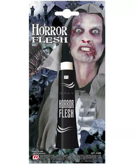 Schmink grijze tint Halloween make up