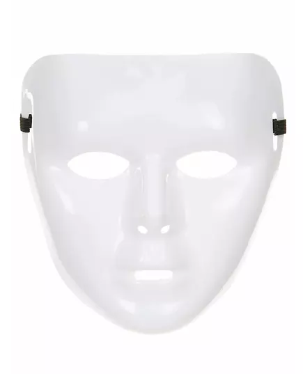 Masque blanc brillant Adulte