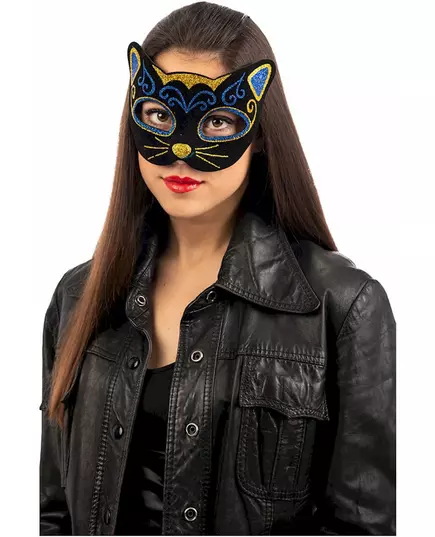 Kleurrijk kattenmasker voor volwassenen