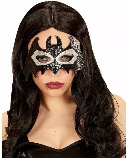 Miss Glitter vleermuis oogmasker voor volwassenen