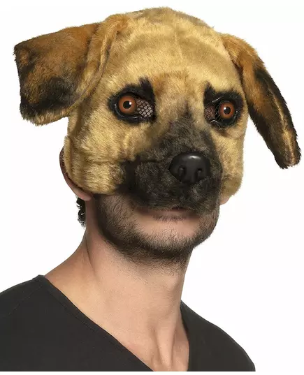 Masque chien peluche adulte
