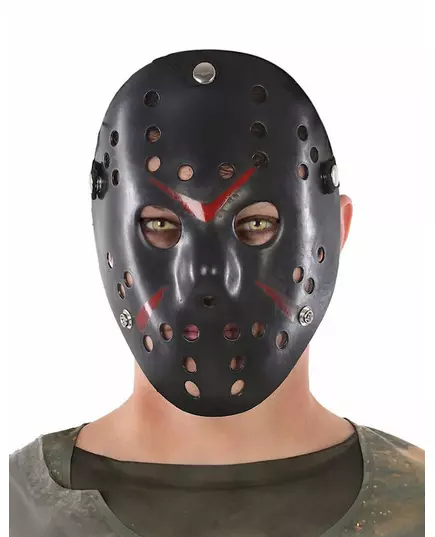 masque de hockey noir pour adulte