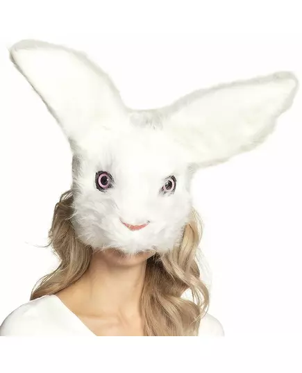 Pluche konijn masker voor volwassenen