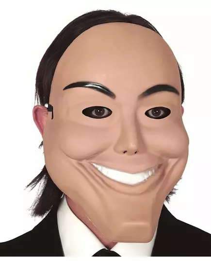 Lachende psychopaat masker van PVC voor volwassenen