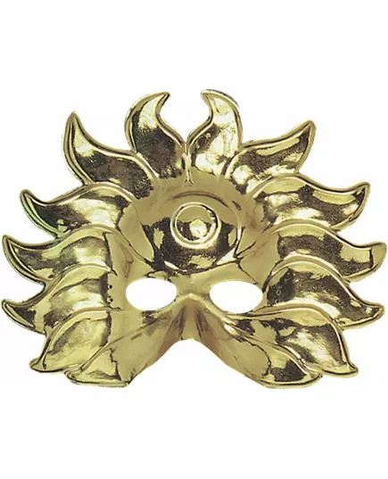 Plastic goudkleurig zon masker voor volwassenen