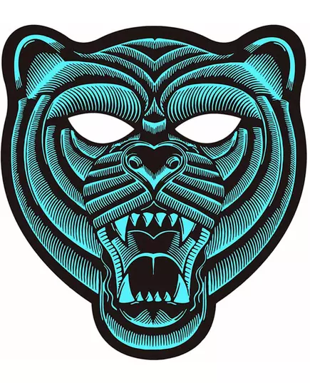 Masque tigre à LED réactives adulte
