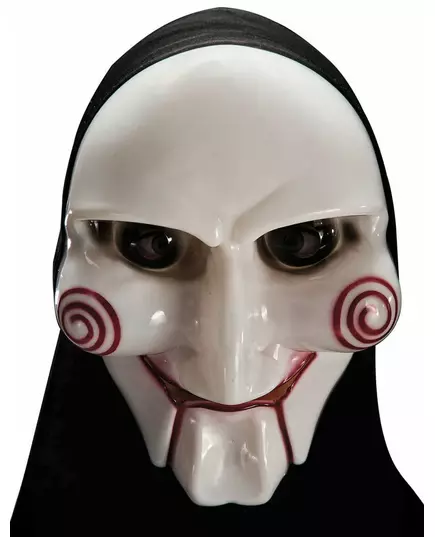 Psychopaat Halloween masker met kap