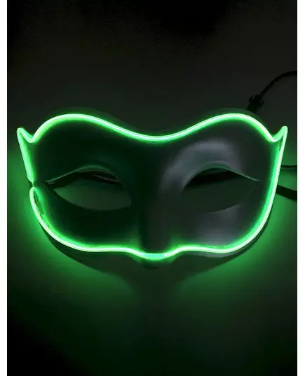 Masque vénitien néon LED adulte