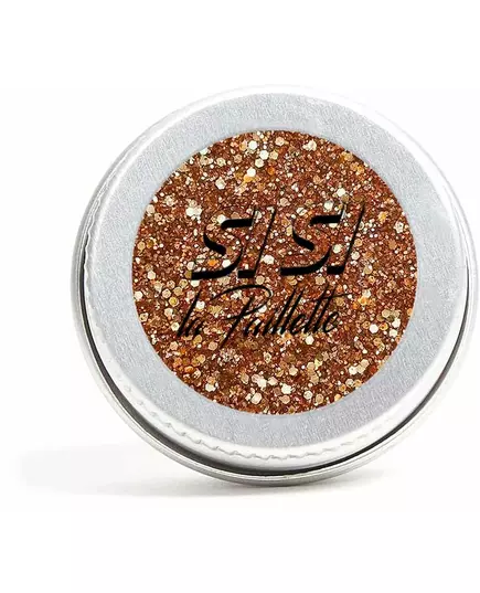 Paillettes biodégradables orange métallique - Si si la paillette