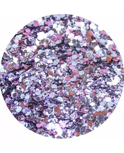 Roze biologisch afbreekbare glitter 5 AM - Si si la paillette