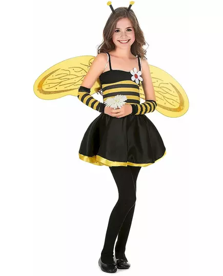Déguisement abeille fille, Taille: 10–12 ans (130–140 cm)