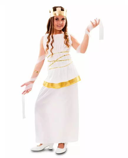 Déguisement déesse Athena fille, Taille: 7–9 ans (120–130 cm)