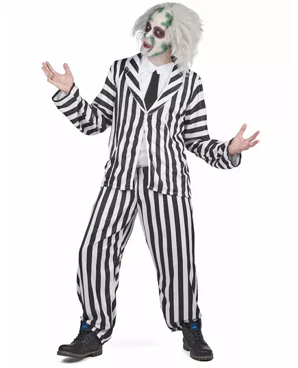 Verkleedkostuum Beetlejuice™voor heren, Maat: X-Large