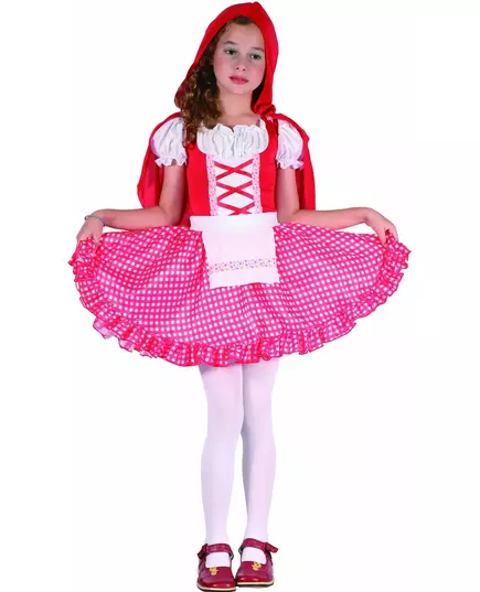 Déguisement chaperon rouge traditonnel fille, Taille: 10–12 ans(130–140 cm)