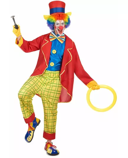 Gek clown kostuum voor heren, Maat: Large