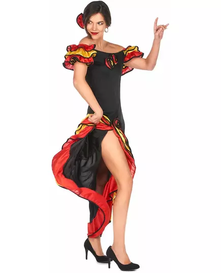 Déguisement danseuse flamenco femme, Taille: Medium/Large
