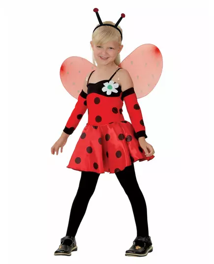 Déguisement de coccinelle fille, Taille: 10–12 ans (130–140 cm)