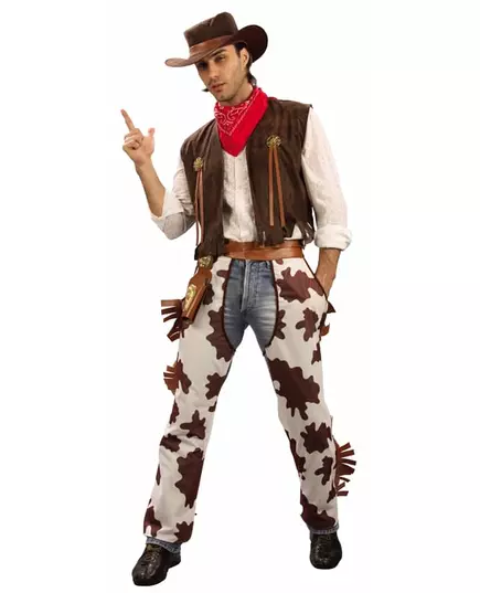 Déguisement cowboy classique homme, Taille: Small