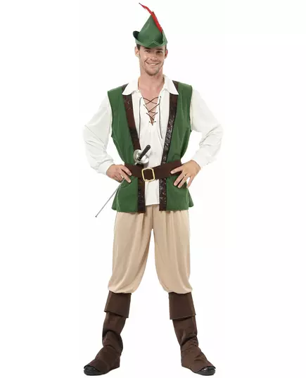 Déguisement robin des bois homme, Taille: X-Large