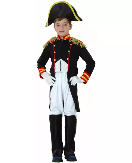 Napoleon kostuum voor jongens, Maat: 7–9 jaar (120–130 cm)