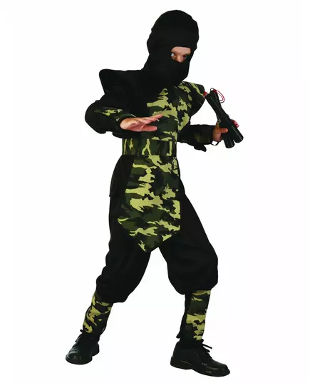 Déguisement ninja militaire plastron garçon, Taille: 7–9 ans (120–130 cm)
