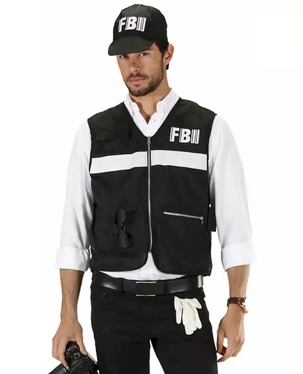Déguisement policier FBI adulte, Taille: X-Large