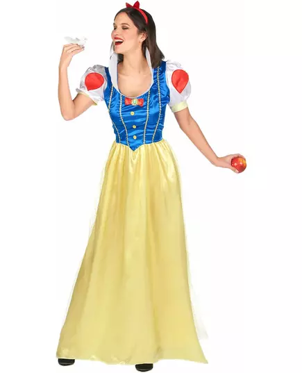 Déguisement princesse des neiges femme, Taille: Medium