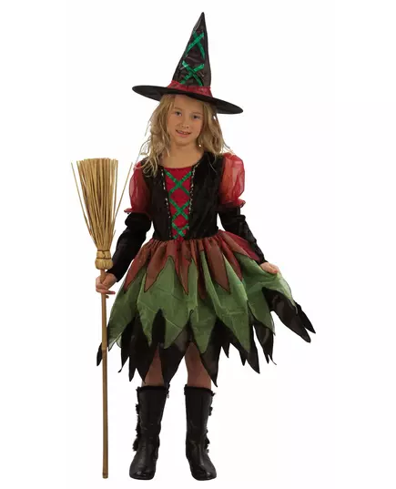 Déguisement sorcière des bois fille Halloween, Taille: 10–12 ans (130–140 cm)