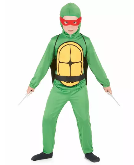 Déguisement tortue combattante garçon, Taille: 10–12 ans (130–140 cm)