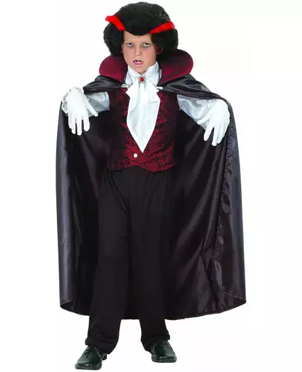 Déguisement vampire élégant garçon, Taille: 10–12 ans (130–140 cm)