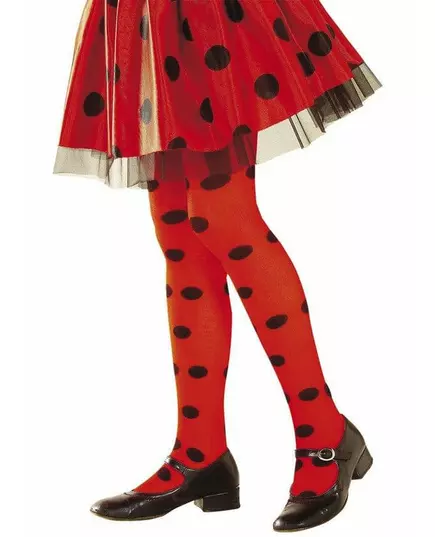 Lieveheersbeestje legging voor meisjes, Maat: 1–3 jaar (90/104 cm)