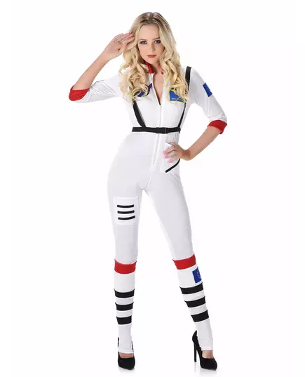 Astronaut kostuum voor dames, Maat: Large